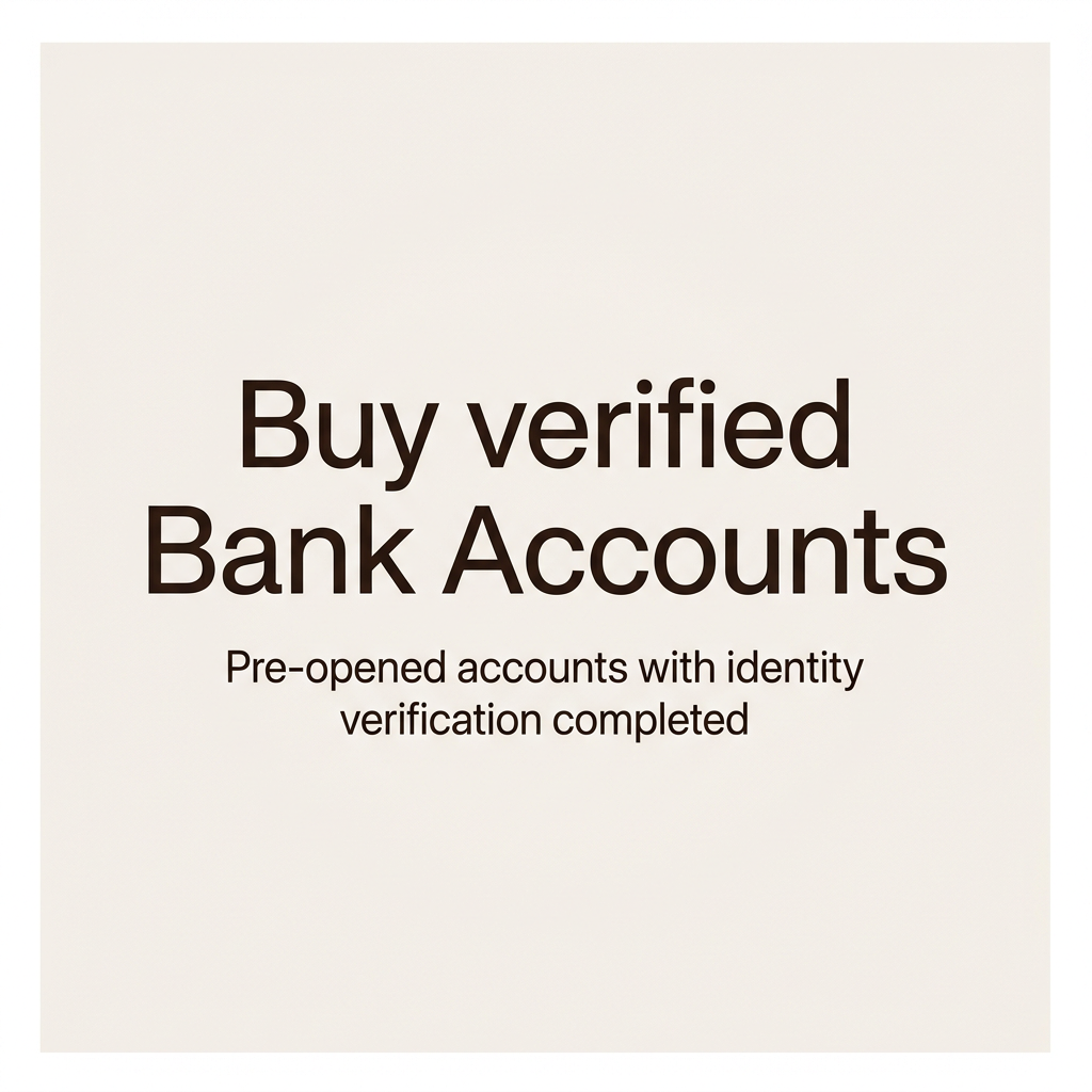 Buy verified Bank Accounts